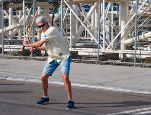 Raymond Goffio in Annual Stickball Tournament in Coney Island